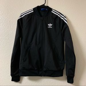Small Black Adidas Track Jacket
